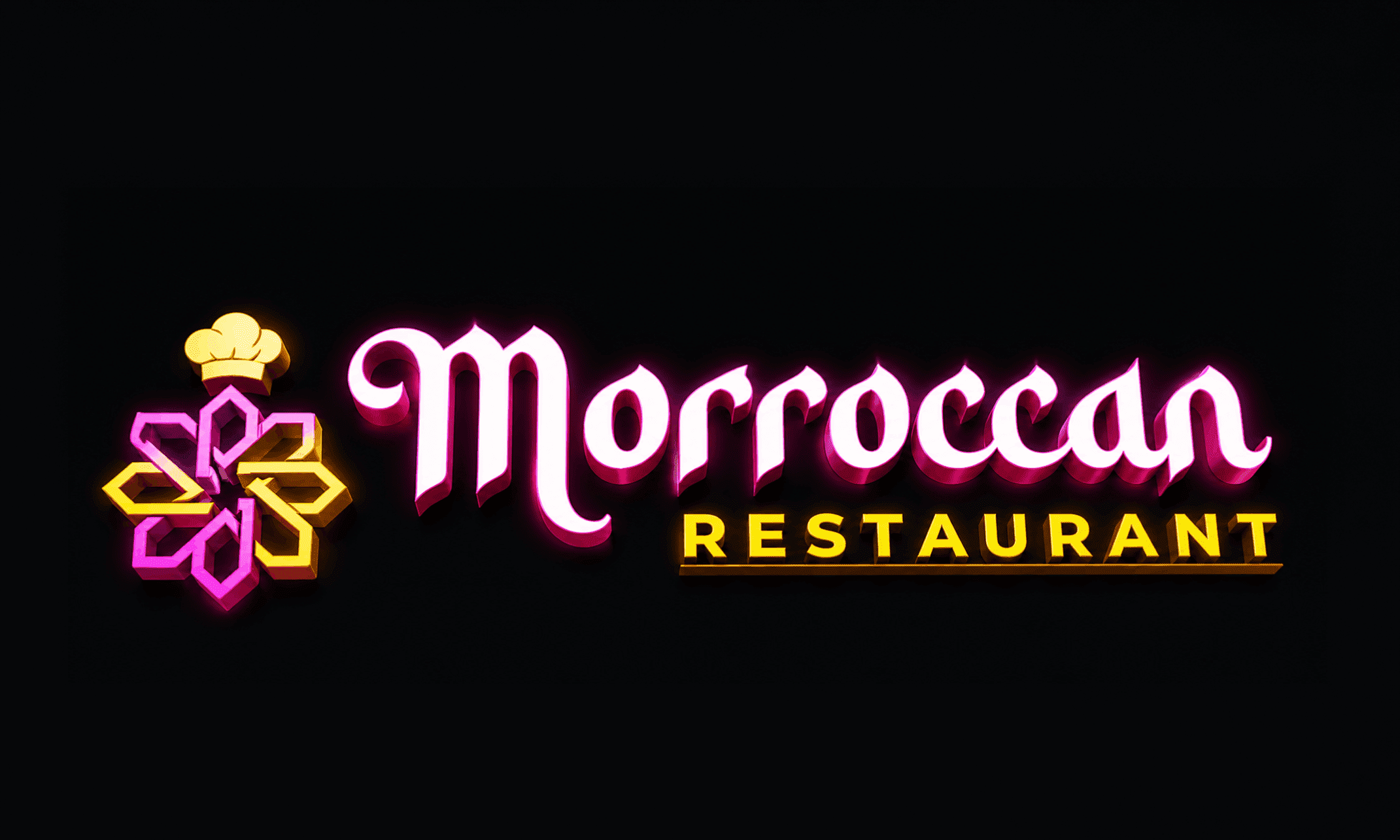 Moroccan Restaurant signage