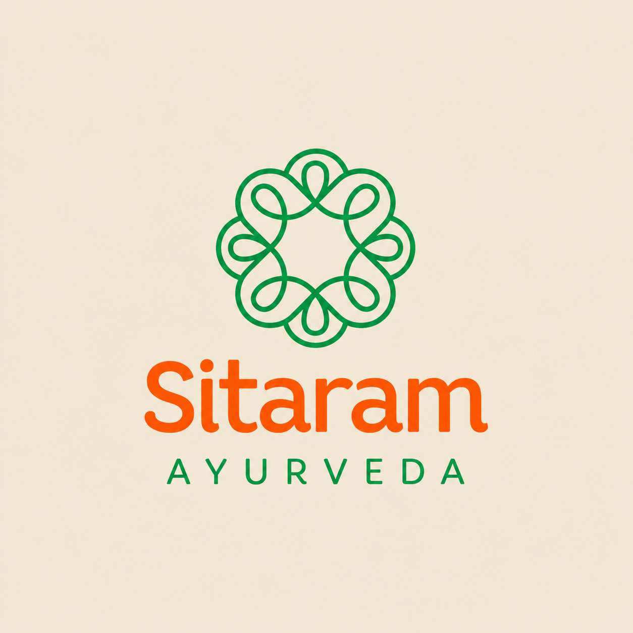 Sitaram Ayurveda branding and signage